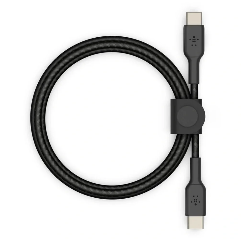 Belkin 5ft Braided USB-C to USB-C Cable W/ Strap NWT